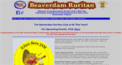 Desktop Screenshot of beaverdamruritan.com